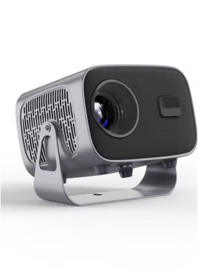 JAJEEK Android Smart 4K BT 5.2 LED Projector with 5G WiFi, Electric Focus, 360° Rotating Tripod, Wireless Screen Mirroring, Compact Portable Design for Home Theater, Outdoor Movie Nights, Business Presentations, Streaming, Gaming & More  - Image 1