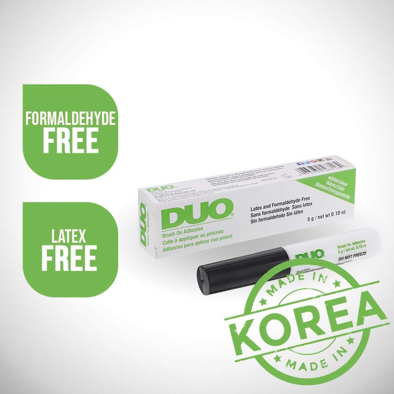 DUO Brush-on Strip Lash Adhesive, Clear, 0.18oz, 1-Pack - Image 5