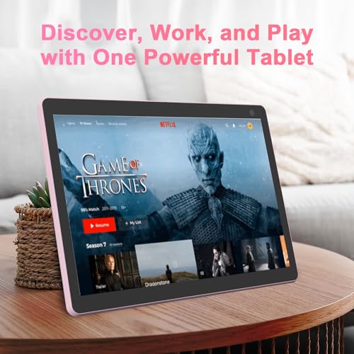Coopers تابلت أندرويد 14، تابلت 10 بوصة، 6 جيجابايت رام 32 جيجابايت روم كمبيوتر تابلت يدعم 1 تيرابايت توسيع، شاشة IPS بدقة 1280x800، كاميرا مزدوجة 2 ميجابكسل + 8 ميجابكسل، واي فاي، بلوتوث، 6000 مللي أمبير، تابلت معتمد من جوجل GMS - Image 5