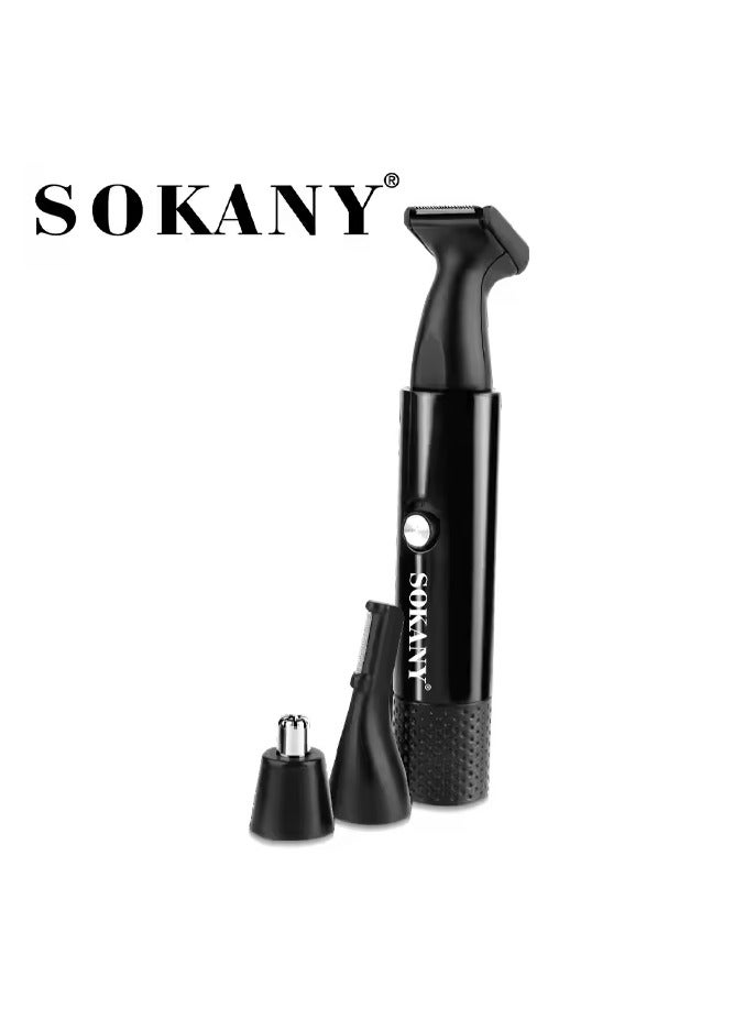 sokany SOKANY SH-888A Hair Trimmer 3 in 1 Stainless Steel attachment heads  - Image 2