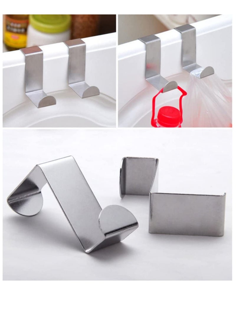 Bathroom Hook, Towels Over Door Hooks Over Door Hanger for Coat Stand, Towel, Clothes Coat Hooks for Bedroom, Clothes Hangers Helps for Tidy Rooms and Saves, 6PACK - Image 4