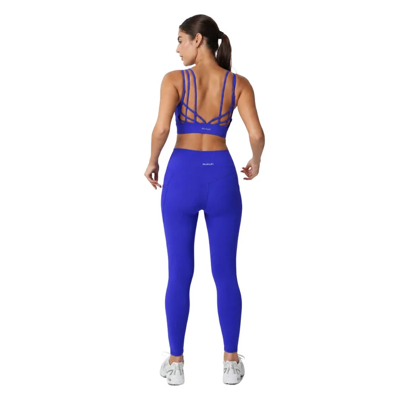 Mohuki Dark Blue Mohuki Olivia Performance Bra - Dark Blue for Women | Best Price UAE
