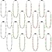 Traplace Christmas Party Favors 16PCS Christmas Light Necklace Christmas Accessories Colorful Bulbs 3 Modes Light Up Christmas Necklace Santa Claus Christmas Snowmen Christmas Necklaces Adults - Image 2