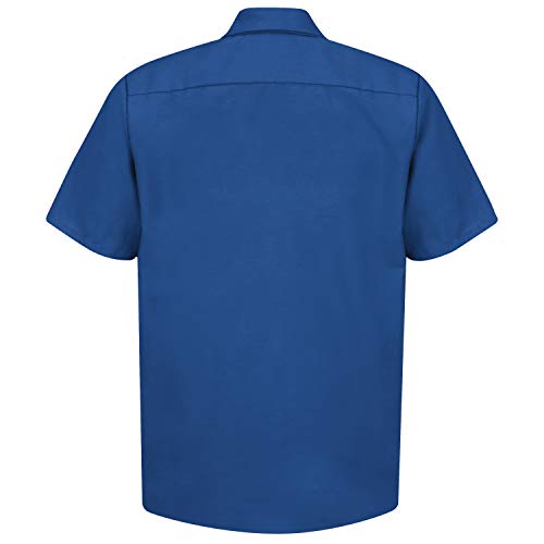 Red Kap Men's Industrial Work Shirt, Short Sleeve, Royal Blue, 3X-Large - Image 5
