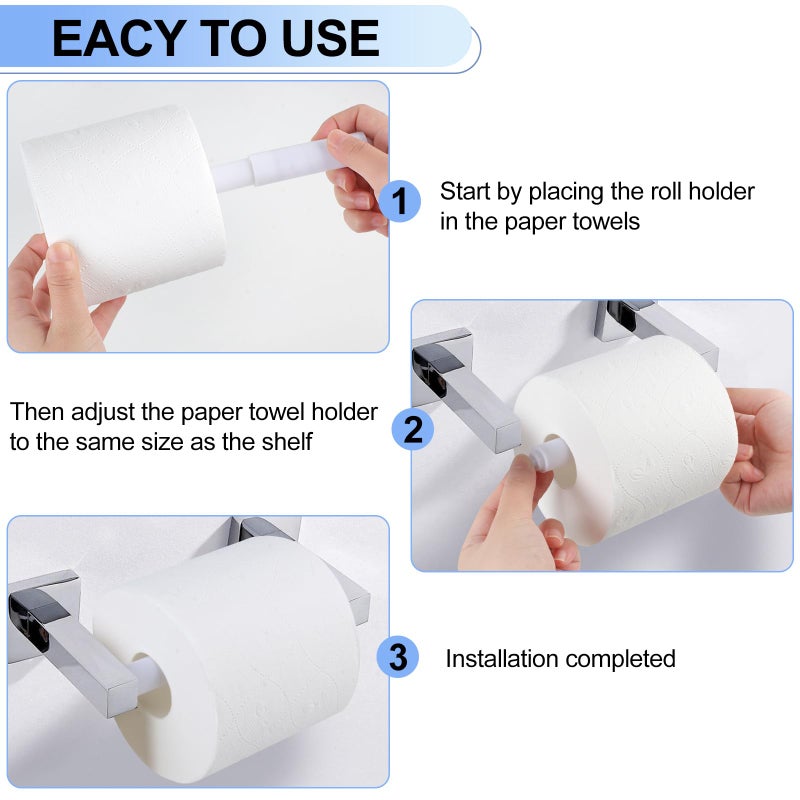 Rindion 4 Pack Toilet Paper Holder Spring Rod, White Toilet Paper Roller Replacement, Plastic Toilet Paper Holder Replacement Rod - Image 5