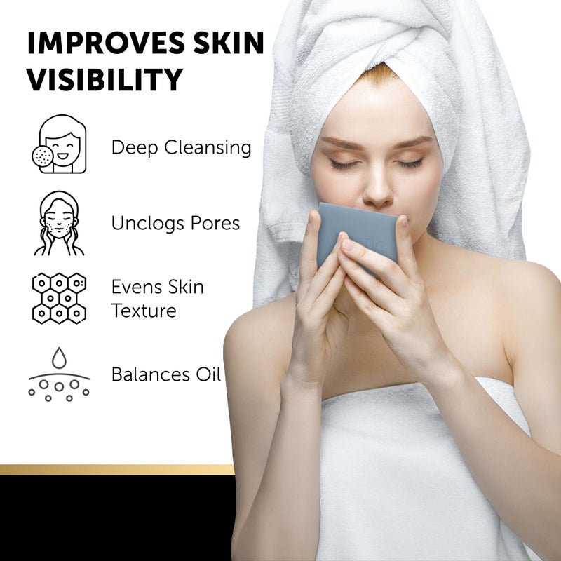 VALITIC Salicylic Acid and Vitamin C Soap Bar - Facial Cleanser and Exfoliating Body Wash for Blackheads, Enlarged Pores and Blemish Skin with Collagen, Hyaluronic Acid, Vitamin E - 2 Pack - Image 3
