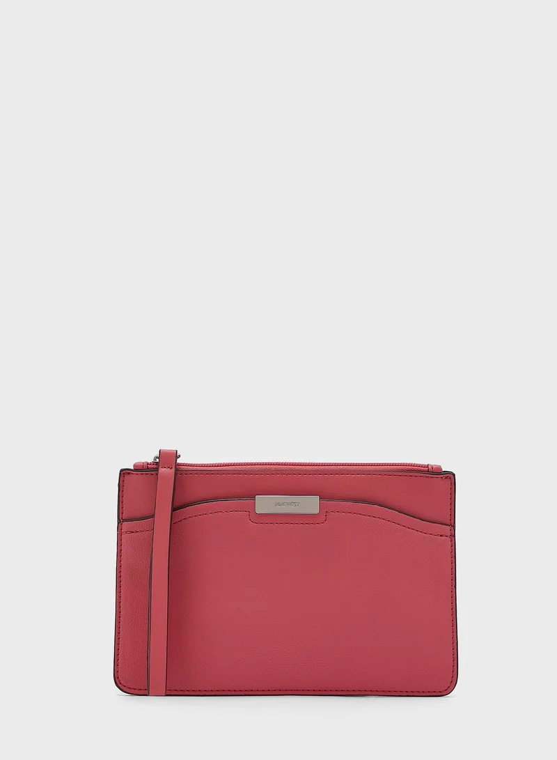 NINE WEST Zip Over Clutch