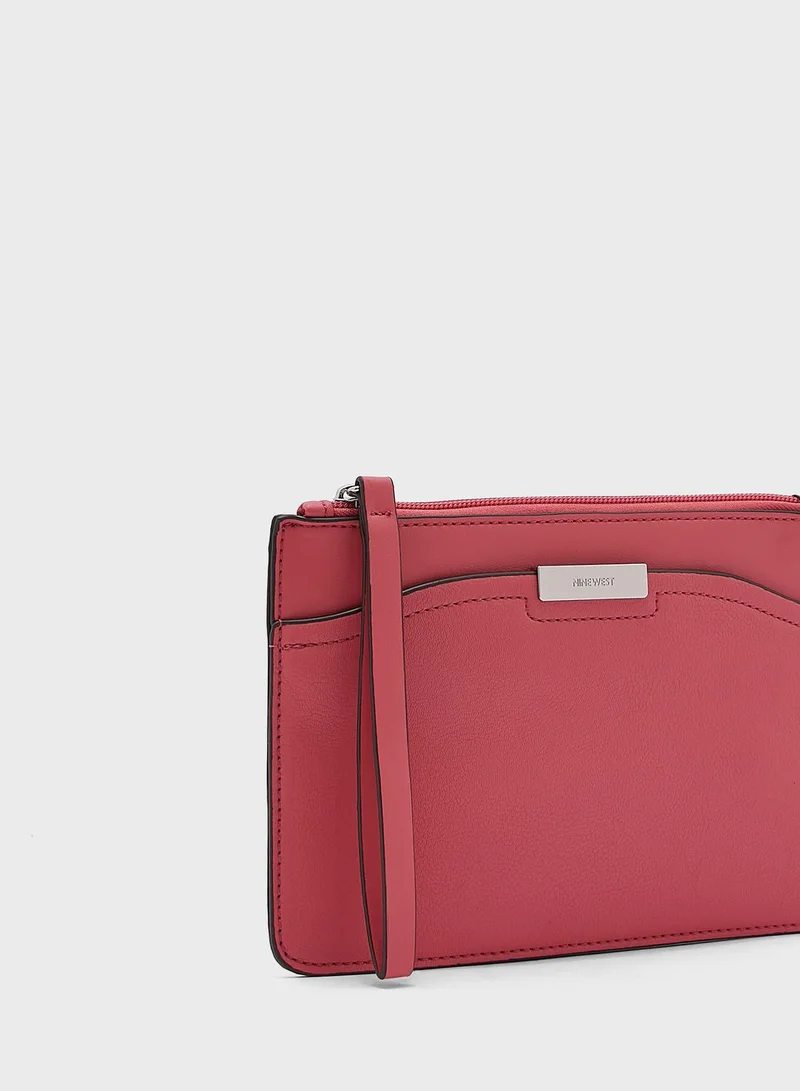 NINE WEST Zip Over Clutch