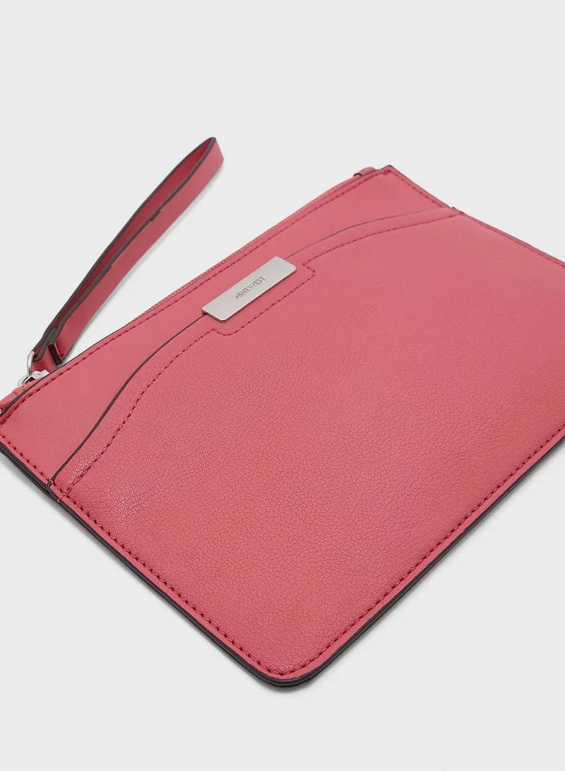 NINE WEST Zip Over Clutch