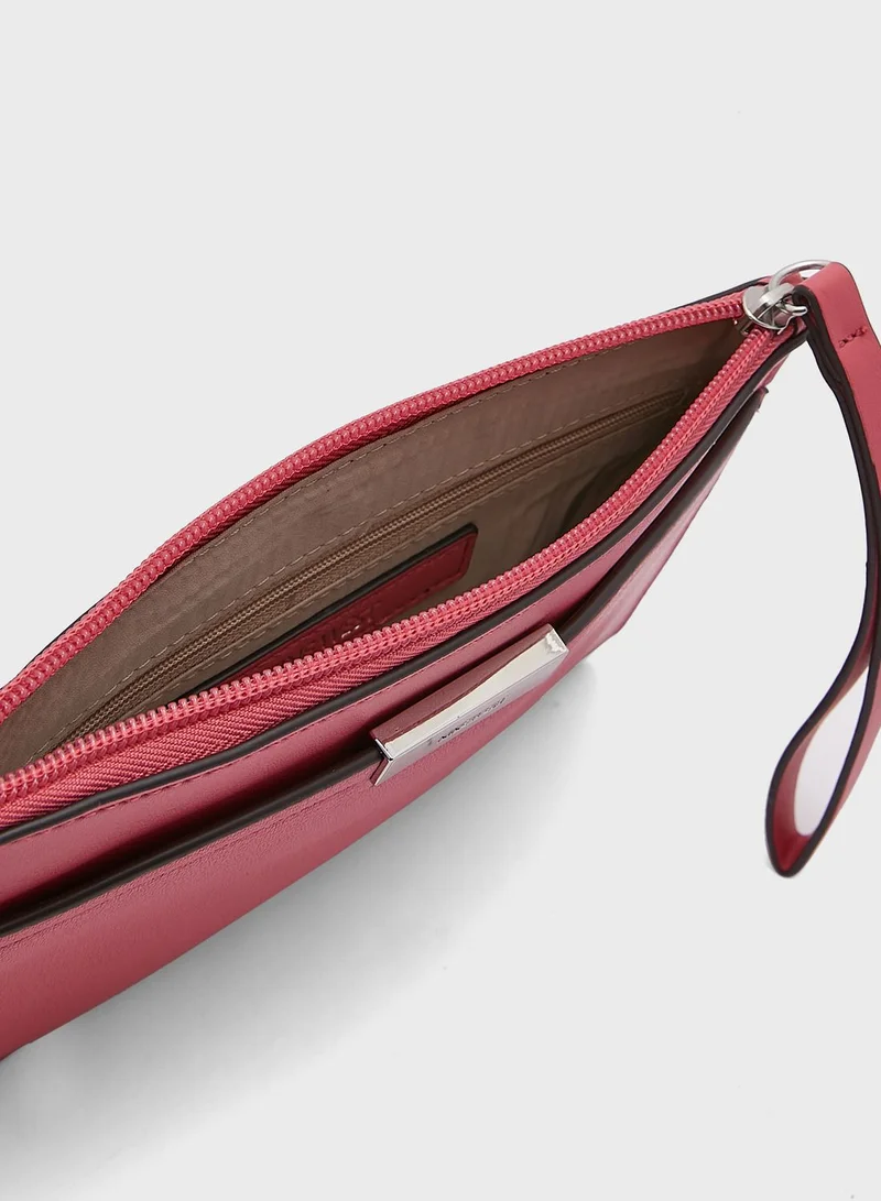 NINE WEST Zip Over Clutch