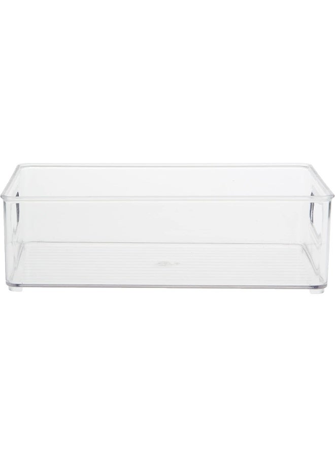 Harmony Servewell Harmony Acrylic New Fridge & Pantry Storage Bin 25.5X15.1X7.6cm Clear Frb304  - Image 2