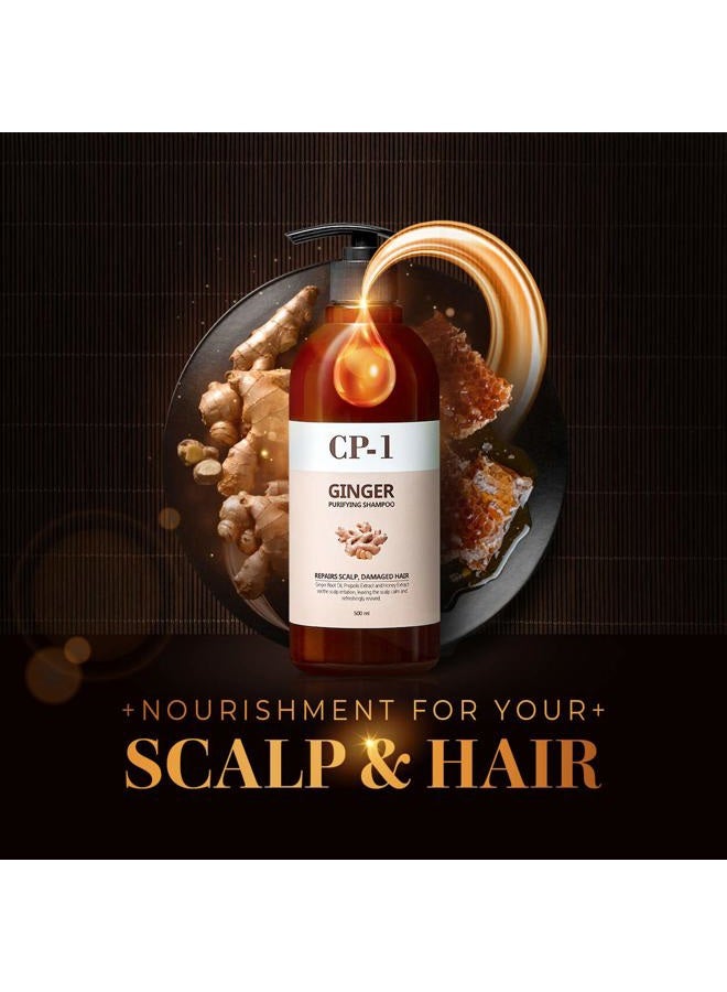 CP-1 GINGER PURIFYING SHAMPOO, Recovery Strengthening care, Scalp care, 16.9 fl oz - Image 2