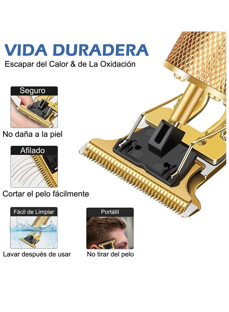 مقص شعر كهربائي للرجال بدون سلك، ماكينة حلاقة كهربائية احترافية لتشذيب اللحية، ماكينة قص الشعر، مقصات قص الشعر - Image 5
