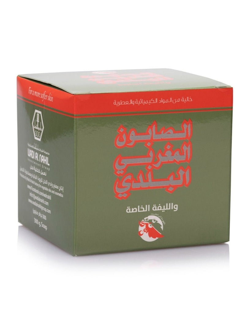 Moroccan soap 300g with loofah