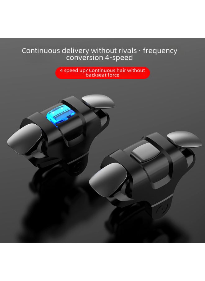 Generic - Mobile Game Controller Quick Positioning Shooting Aid Pubg Android Ios Gamepad Fast Fire Trigger Digital Computer Game Joystick-Product Color:Transformers Quick Shot King (Classic) - Image 1