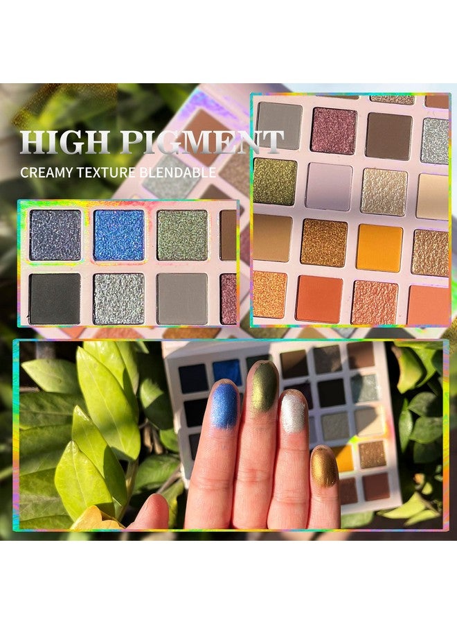 SZDYM Professional Super Shine Shimmer 30 Color Eyeshadow Palette,High Pigment Matte+Duochrome+Shimmer,Cruelty Free Makeup Pallet,Colorful Powder Long Lasting Waterproof Eye Shadow (Make Up2) - Image 3