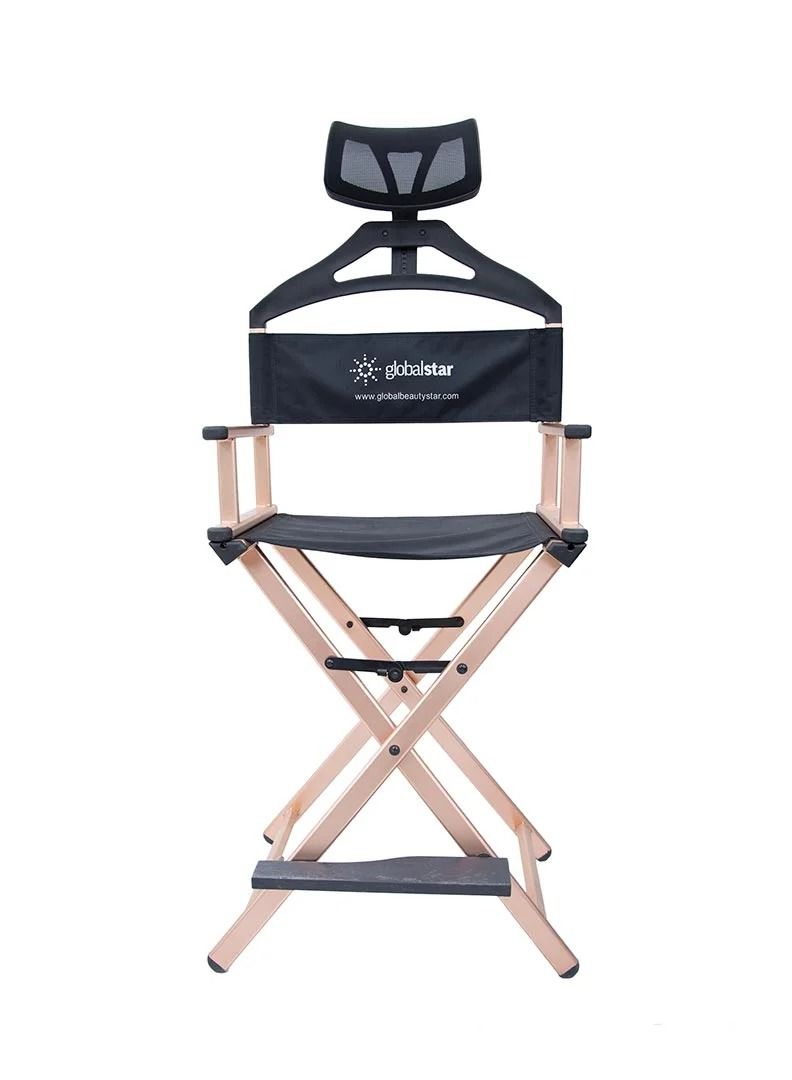 Global Star Globalstar portable makeup chair, golden color - Image 1