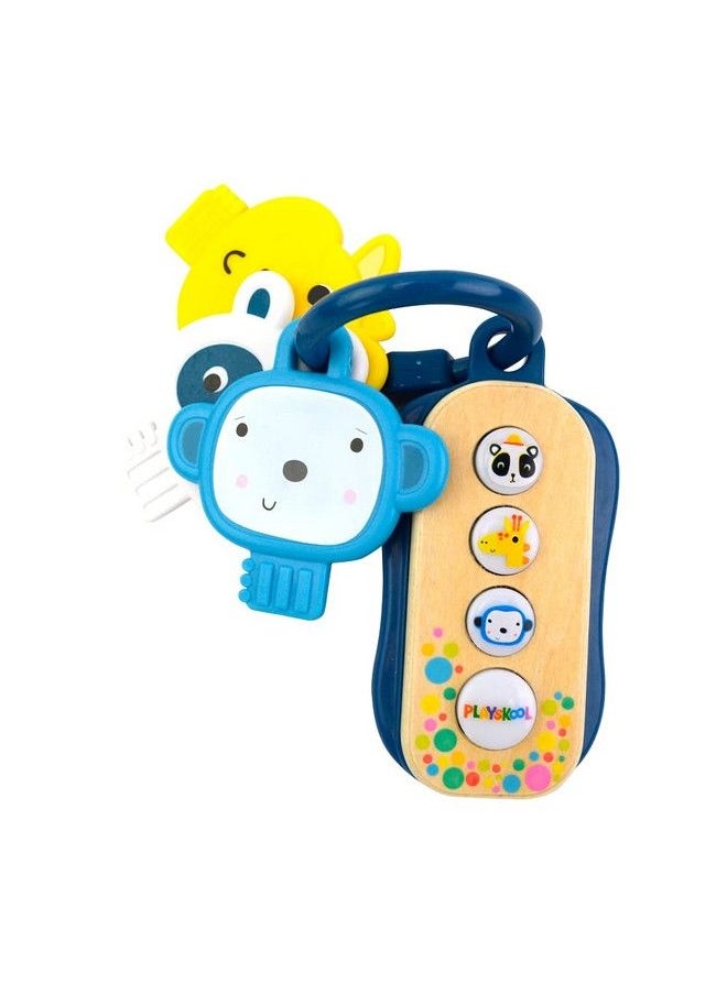 PlayMonster - Playskool Little Wonders Seeakey Toy Keys Fun Sounds And Lights Giraffe Monkey Panda Ages 6 Month+ - Image 1