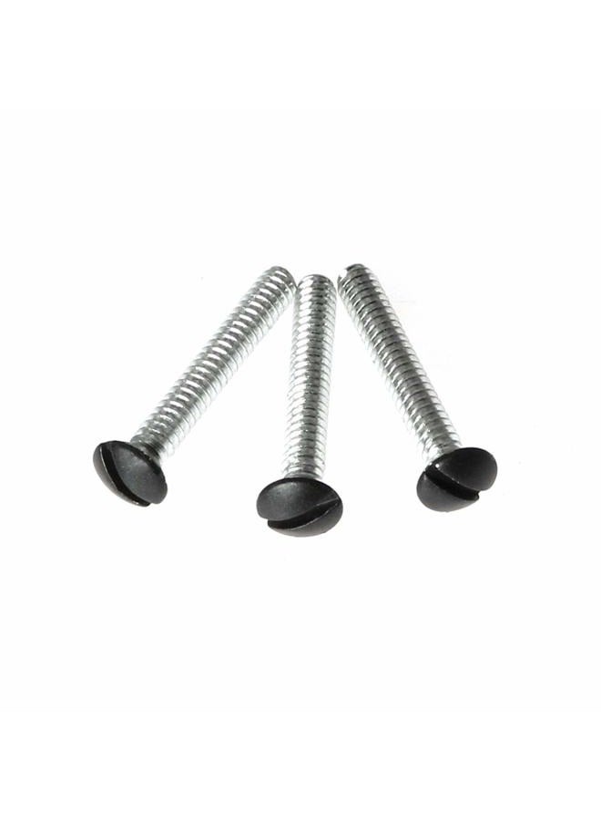Maxmoral 50PCS 1inch Wall Plate Screw Black Replacement Wall Plate Mounting Screw Switch Socket Panel Screws - Image 3