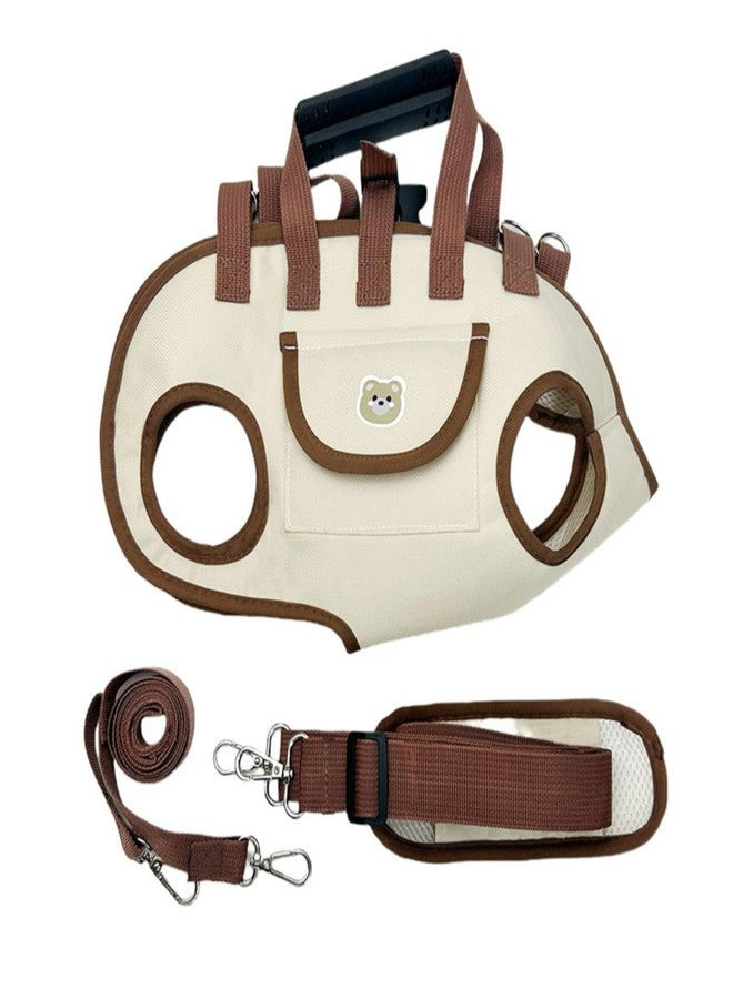 Layheld Cat Puppy Backpack Multi-Functional Crossbody Shoulder Handheld Carrier Bag with Strap & Leash 3PCs Set Travel Walking Pet Supplies Dog Accessories (Bag+Strap+Leash 3pc,Small) - Image 2