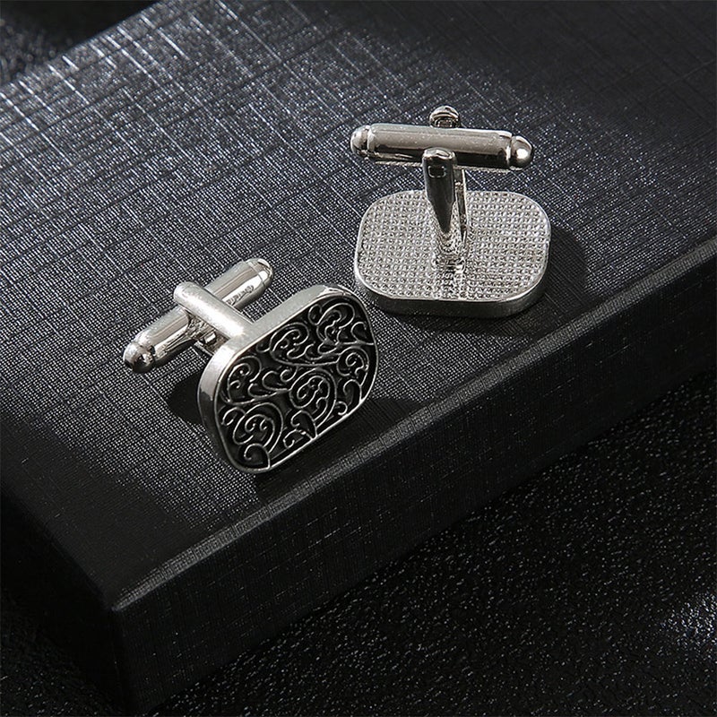 2 Pairs Men Suit Links Vintage Links Clothes Jewelries for Shirts - Image 3