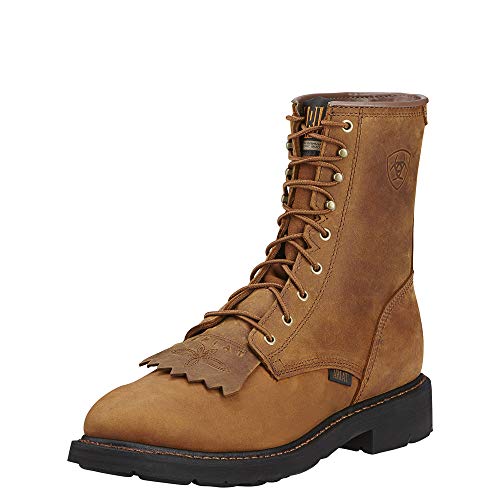 ARIAT ARJ3S Mens Cascade 8" Work Boot Sunshine Wildcat 9.5 Wide - Image 2