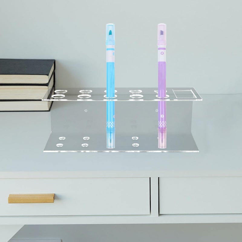 Multiple options Kichvoe 11-hole Acrylic Marker Holder and Pen Organizer for Desk Or Wall Mount, Multifunctional Classroom and Office Storage Rack for Markers and Erasers Practical design alternatives Oil resistant Yearly optimized delivery route Fade proof Low dust buildup Narrow & wide space compatible Personal & public compatible Stain resistant All user affordable trusted quality All storage type compatible Classic practical design Elegant practical multi-option build Liquid tight joint Leakproof sealed Temp resistant General purpose design Climate adapted upgraded quality Multi-price design picks Salt mist resistant Versatile application Market diverse application fit Suburban residential ship Wide usage compatibility Quick use-switch compatible build - Image 4