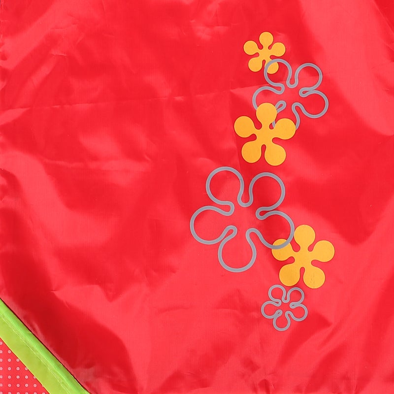 3 Pcs Reusable Folding Fruits Style Outdoor Handbags Portable Shopping Bag Polyester Women Tote (Strawberry Style) - Image 3