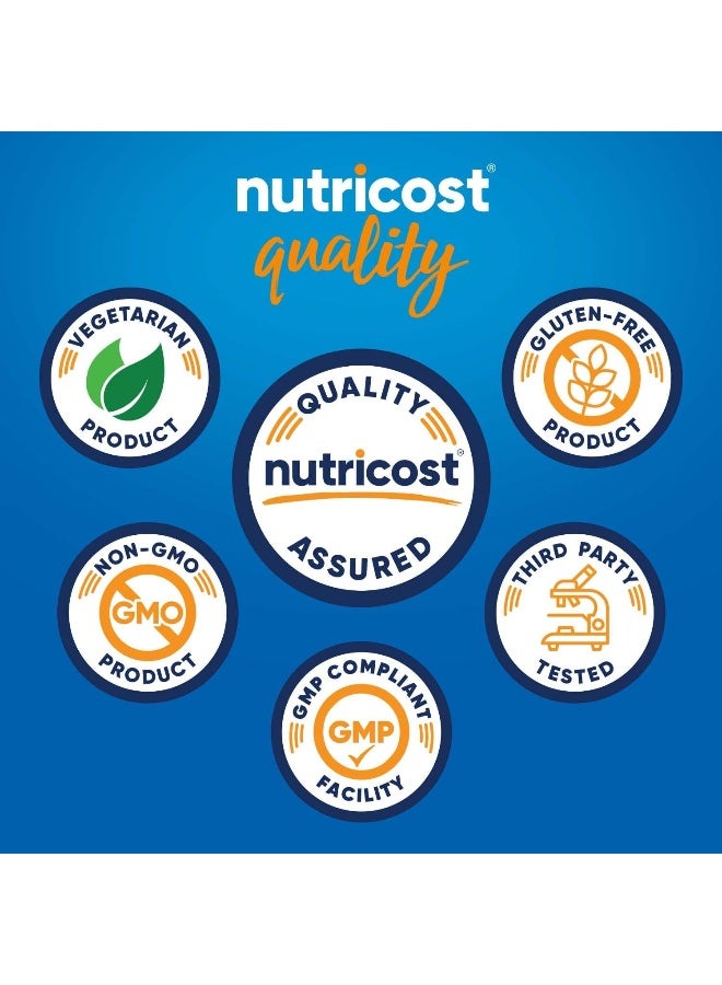 Nutricost N-أسيتيل L-سيستين 600 ملغ، 120 كبسولة نباتية - خالية من الكائنات المعدلة وراثيًا، خالية من الغلوتين، كبسولات نباتية - Image 3
