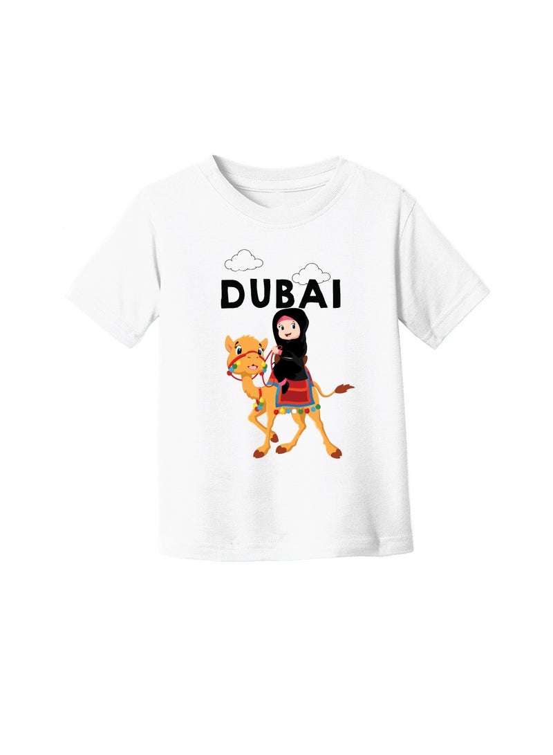 تي شيرت تذكاري مطبوع بتصميم دبي للأطفال - Image 3