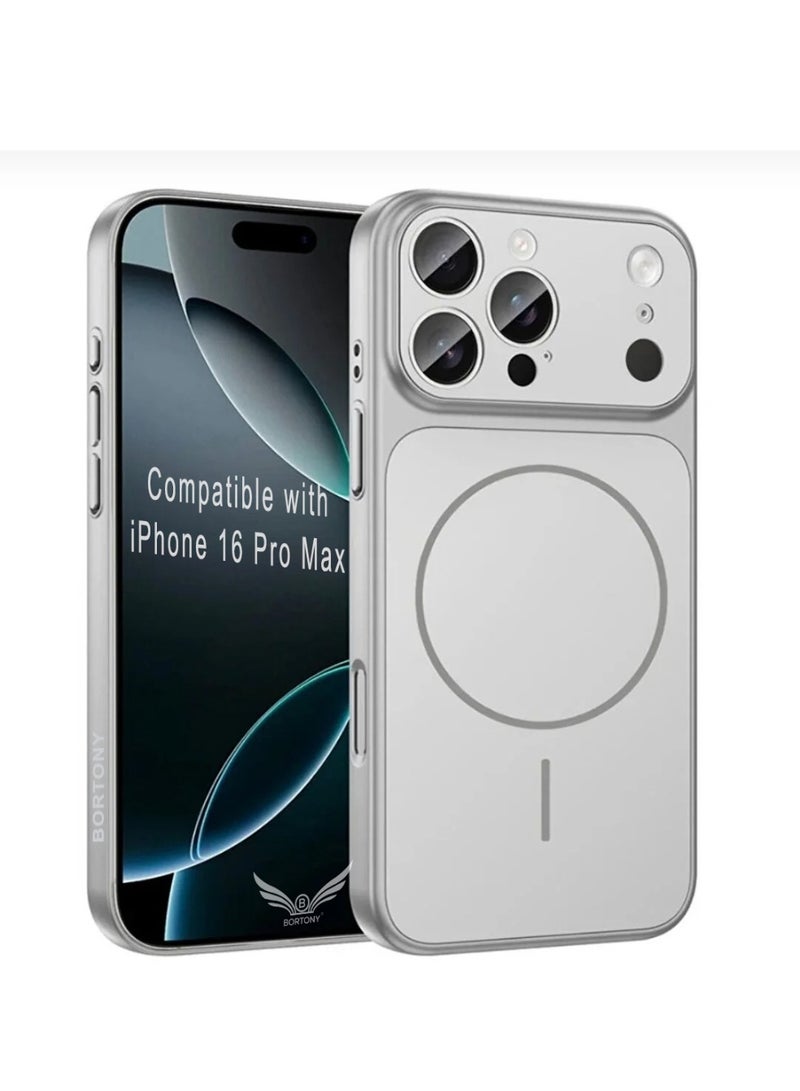 BORTONY iPhone 16 Pro Max Magsafe Case Ultra Thin Mate Cover for iPhone 16 Pro Max Camera Protection Slim Design Hard Phone Case for iPhone 16 Pro Max 6.9 inch - Image 3