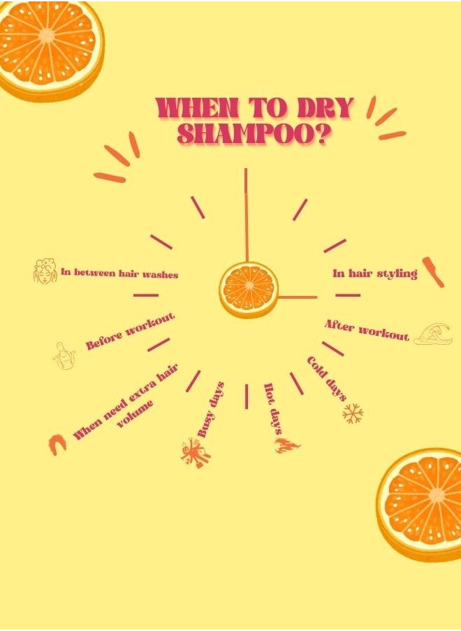 Donna - Donna Dry Shampoo - All Hair Types |Hair Style | Tropical Citrus | Eco Friendly|Natural powder Dry shampoo - Image 1