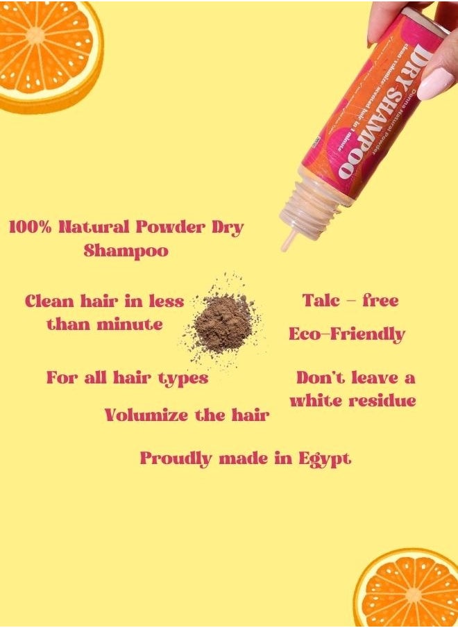Donna - Donna Dry Shampoo - All Hair Types |Hair Style | Tropical Citrus | Eco Friendly|Natural powder Dry shampoo - Image 1