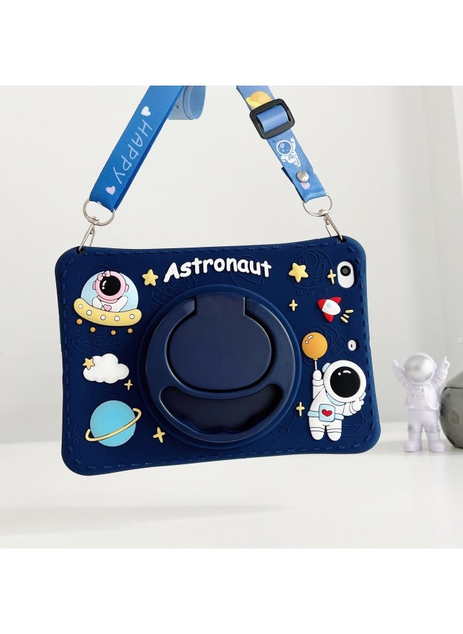 Generic - 360 Rotating Astronauts For Apple Ipad5/10.9/10.2 Huawei V7 Samsung A9T295 Lenovo Vivo-Color:Single Inclined Long Rope (excluding Shell)-Applicable Model:SX-Tab A7Lite/T220/T225(8.7 Inch) - Image 1