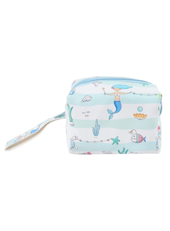 جيادا حقيبة جيادا حورية البحر، حقيبة مكياج للسفر للبنات، حقيبة تنظيم المكياج، حقيبة أدوات تجميل صغيرة للسفر. - Image 1