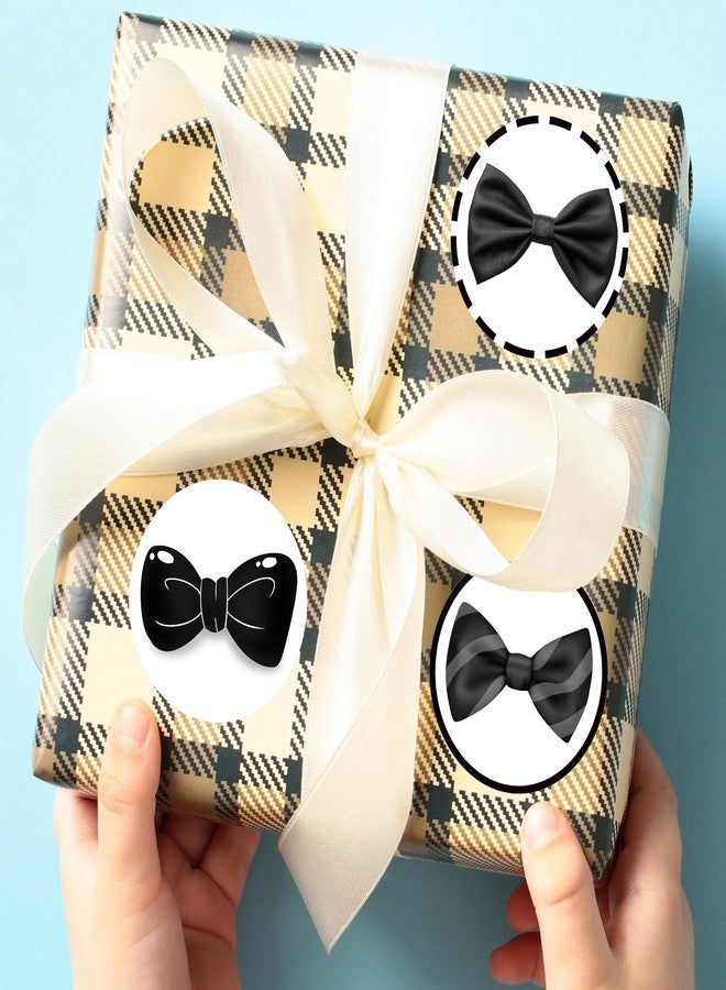 CupaPlay 500PCS Bow Tie Stickers Party Favors-Little Man Sticker Party Supplies Decorations Birthday Baby Shower Party Gifts Class Prize - Image 5