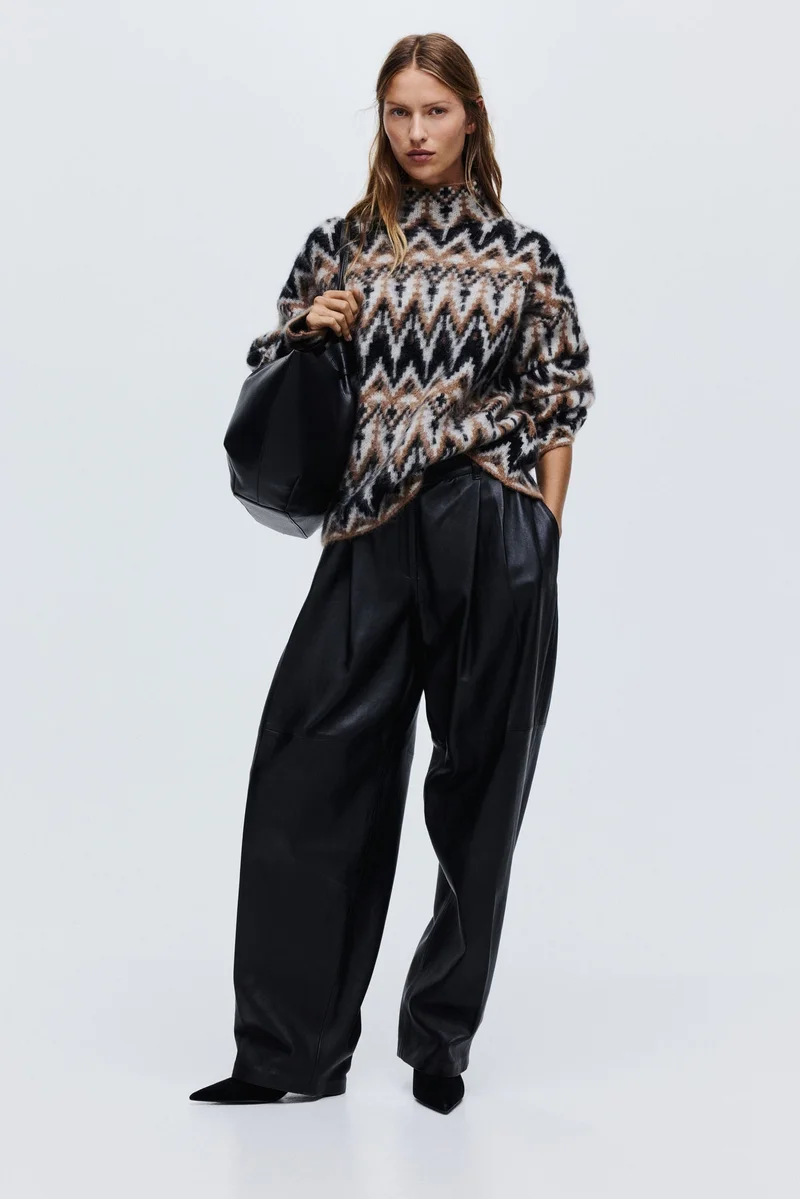 H&M Mohair-blend turtleneck jumper