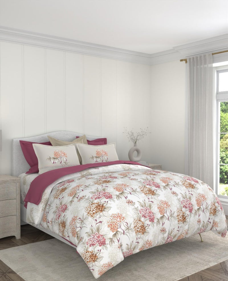 Bombay Dyeing King Size Bedsheet 210 TC Cotton Premium Bedsheet & 2 Pillow Covers - Digital Print - 274 X 274 Cms - Fade Less Color - BT-SS25-03 - Image 5