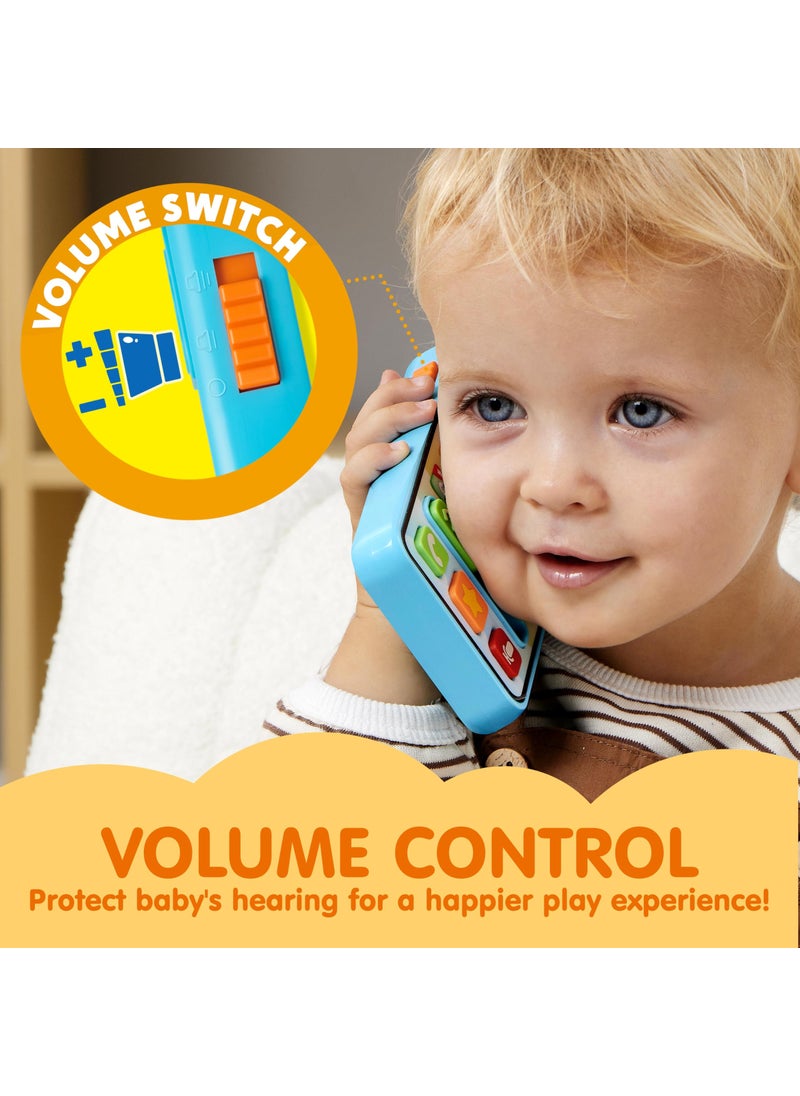 JOYIN JOYIN Baby Toys 6-12 Months - Cell Phone with 4 Game Modes & 50+ Music and Learning Phrases, Educational Toys for Toddlers 1-3, Kids Pretend Play Phone Birthday Gifts for Girls Boys Age 1 2 3 Year Old  - Image 3
