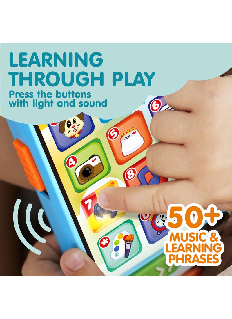 JOYIN JOYIN Baby Toys 6-12 Months - Cell Phone with 4 Game Modes & 50+ Music and Learning Phrases, Educational Toys for Toddlers 1-3, Kids Pretend Play Phone Birthday Gifts for Girls Boys Age 1 2 3 Year Old  - Image 5