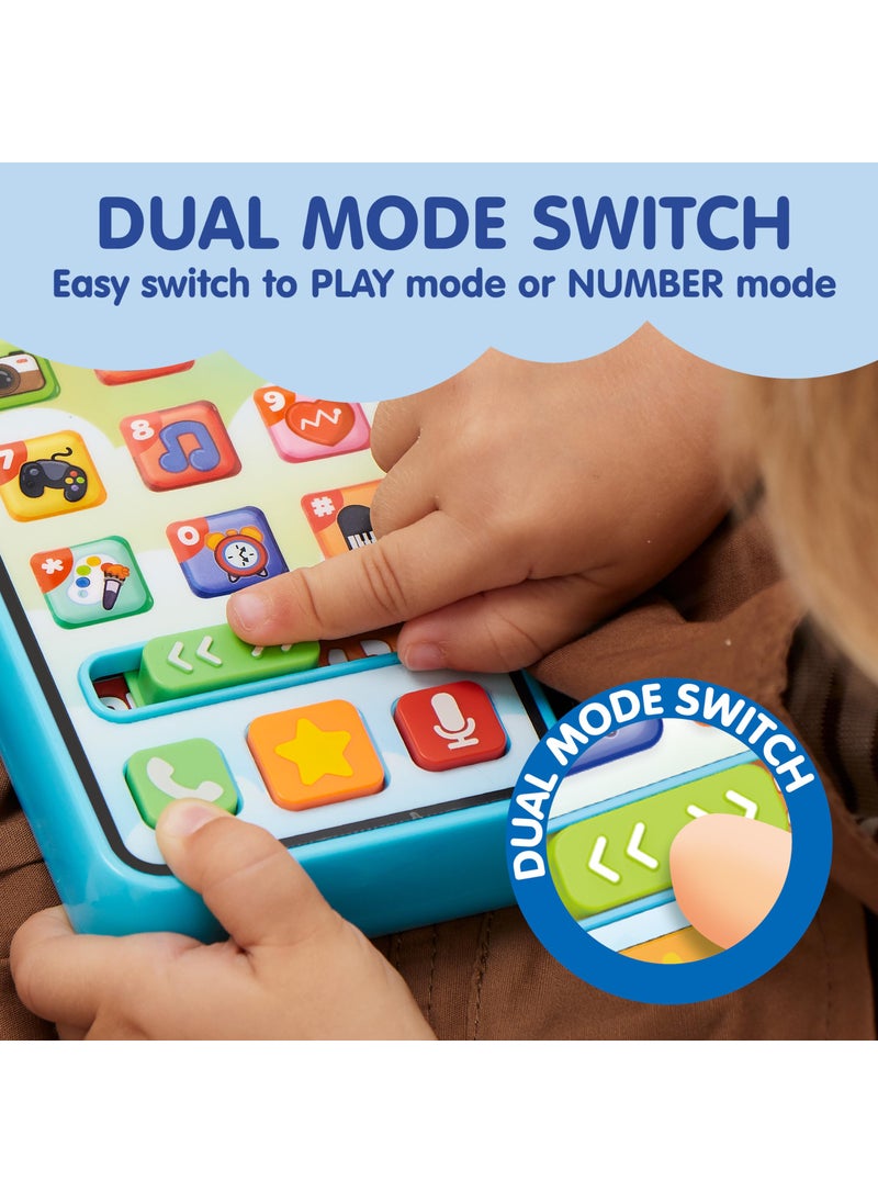 JOYIN JOYIN Baby Toys 6-12 Months - Cell Phone with 4 Game Modes & 50+ Music and Learning Phrases, Educational Toys for Toddlers 1-3, Kids Pretend Play Phone Birthday Gifts for Girls Boys Age 1 2 3 Year Old  - Image 4