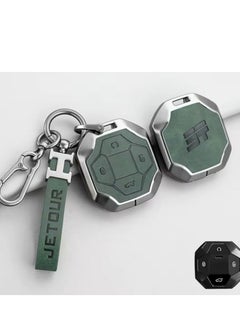 Generic Jetour Traveler T2 Metal Key Cover Full Protection Stylish Key Ring Perfect for Car Keys Durable & Elegant Design  - Image 3