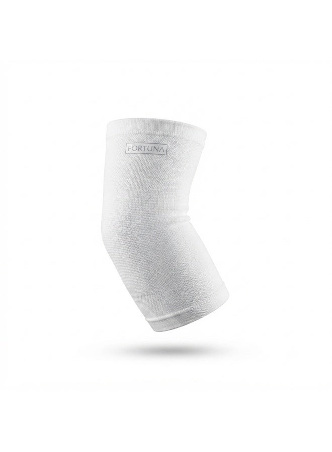 Fortuna Elasticated Elbow Support, Breathable Compression Elbow Sleeve for Everyday Support & Sports Activities - Image 1