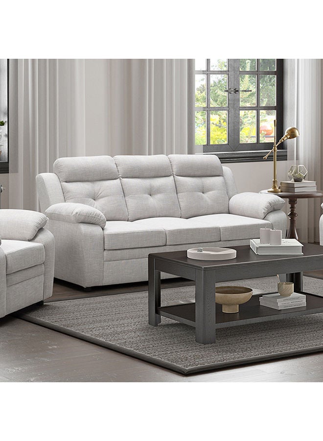 هوم بوكس كنبة قماش 3 مقاعد من أتلانتا، مقاس 87x100x206 سم، رمادي - Image 1