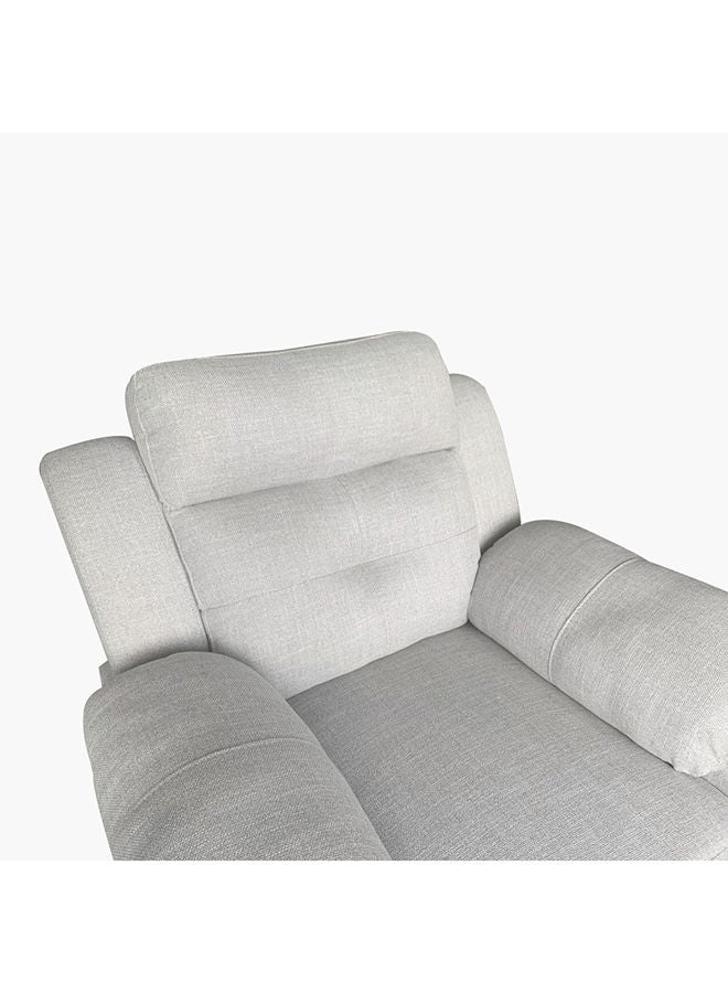 هوم بوكس كنبة قماش 3 مقاعد من أتلانتا، مقاس 87x100x206 سم، رمادي - Image 5