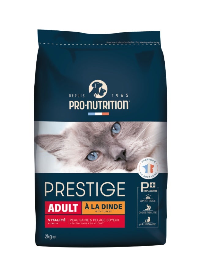 Pro nutrition Prestige Cat Adult Turkey 2Kg - Image 1