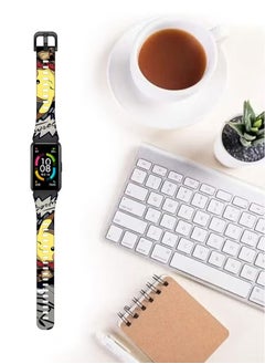 X-level Compatible with Honor Band 6/7 Huawei Band 6/6 Pro Lovely Cartoon Band Lovely Style Replacement Strap Soft Silicone Chic Cartoon Design Pattern Sports Bands for Honor Band 6/7 Huawei Band 6/6 Pro  - Image 5