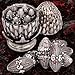 ARUOHHA DND Metal Dice Blood Splatter Dragon Egg Dice with Rotating Dragon Egg Shell Role Playing Game RPG Polyhedral D and D Dice Set D20 D12 D10 D8 D6 D4 - Image 2