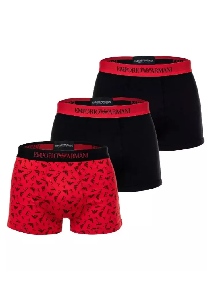 EMPORIO ARMANI 3 Pack Logo Band Assorted Briefs
