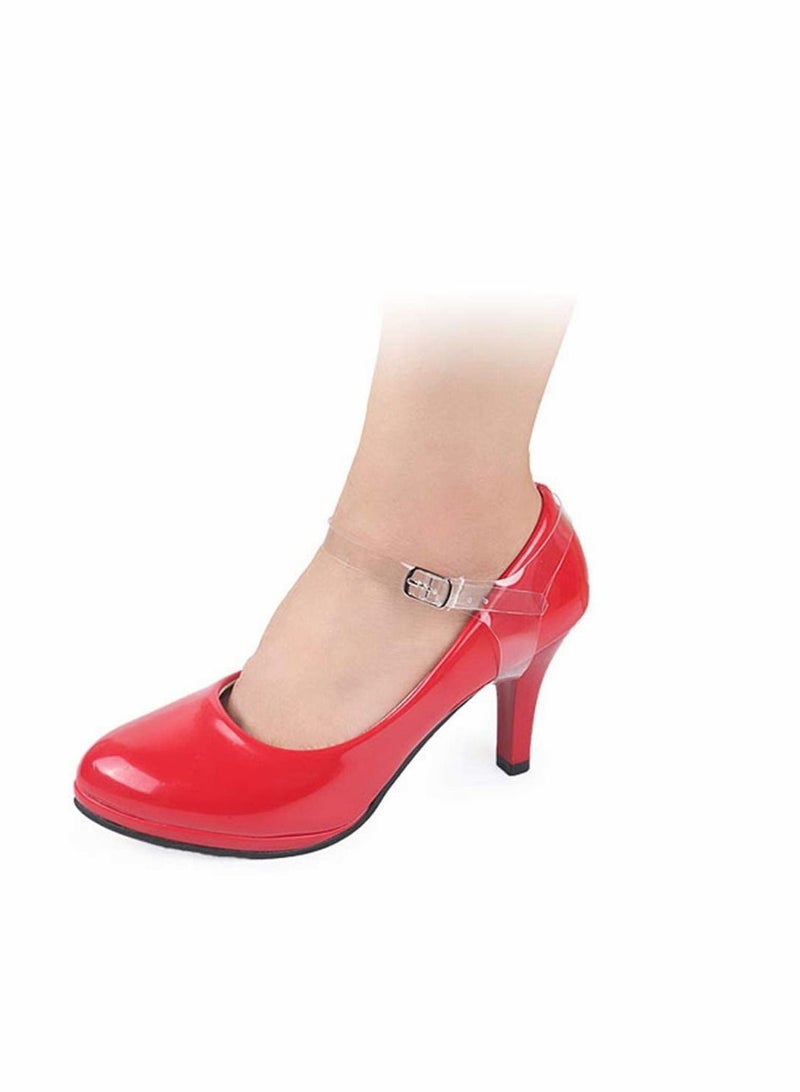 KASTWAVE High Heels Anti-Loose Laces, Transparent Removable Laces to Prevent Shoes from Not Heeling for Protection Against Pain and Blisters, Anti Slip Shoe Laces - Image 2